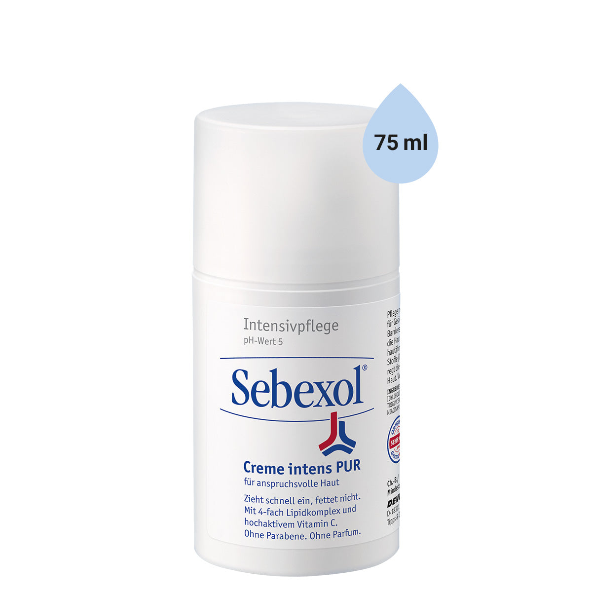 Sebexol Creme intens PUR, 75 ml